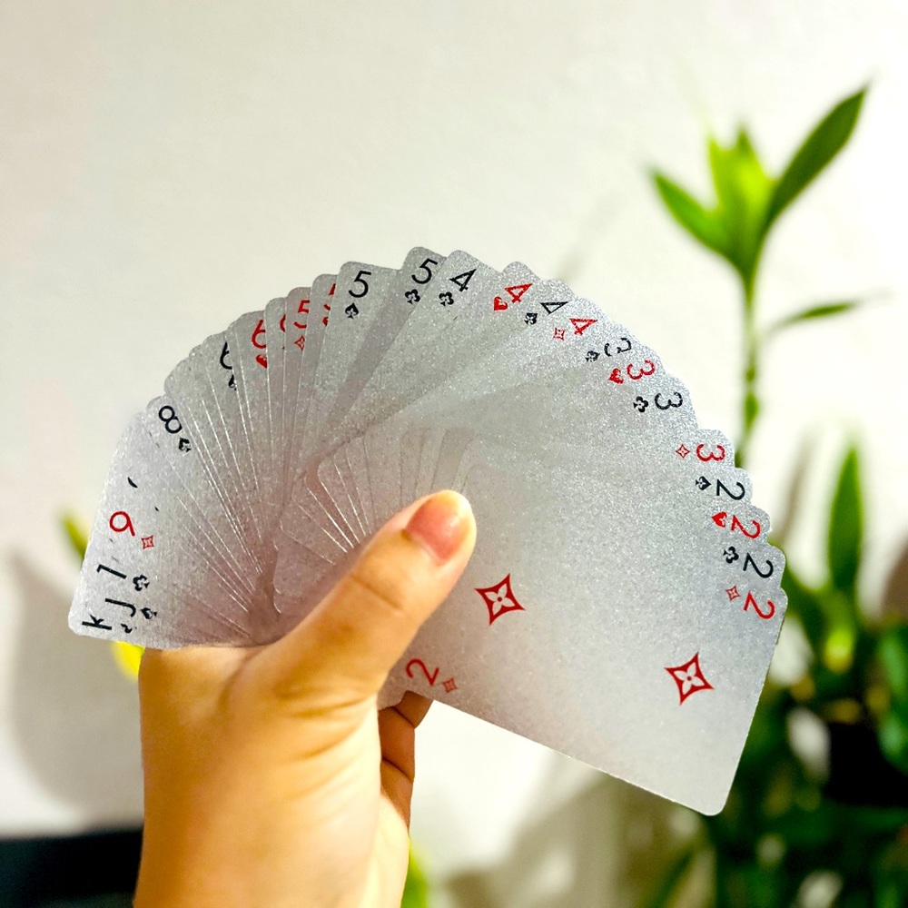 Winner’s Choice - LV Damier Metallic Playing Cards